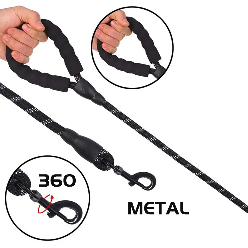 Strong Dog Leash - Reflective Pet Leash