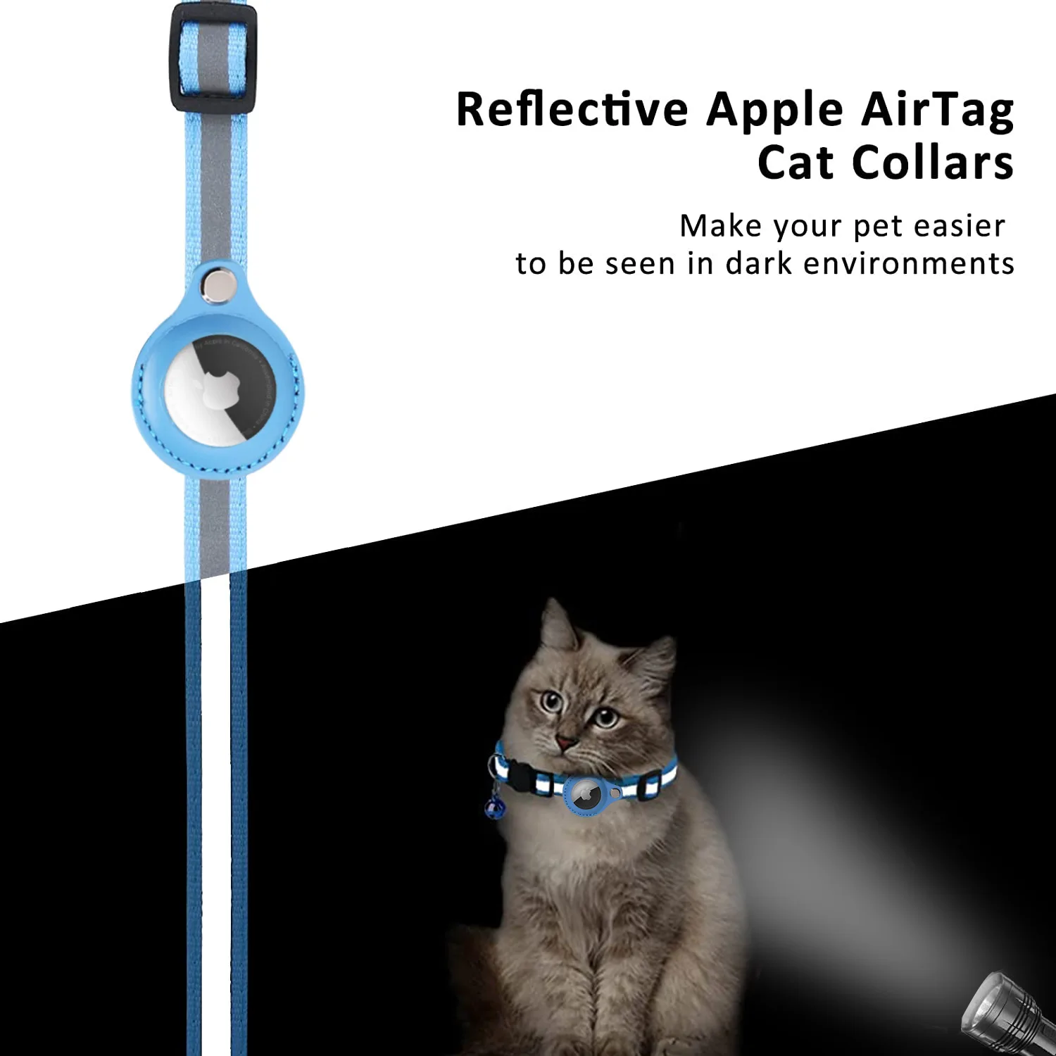 Anti-Lost Cat/Dog Collar for the Apple Airtag Protective Tracker