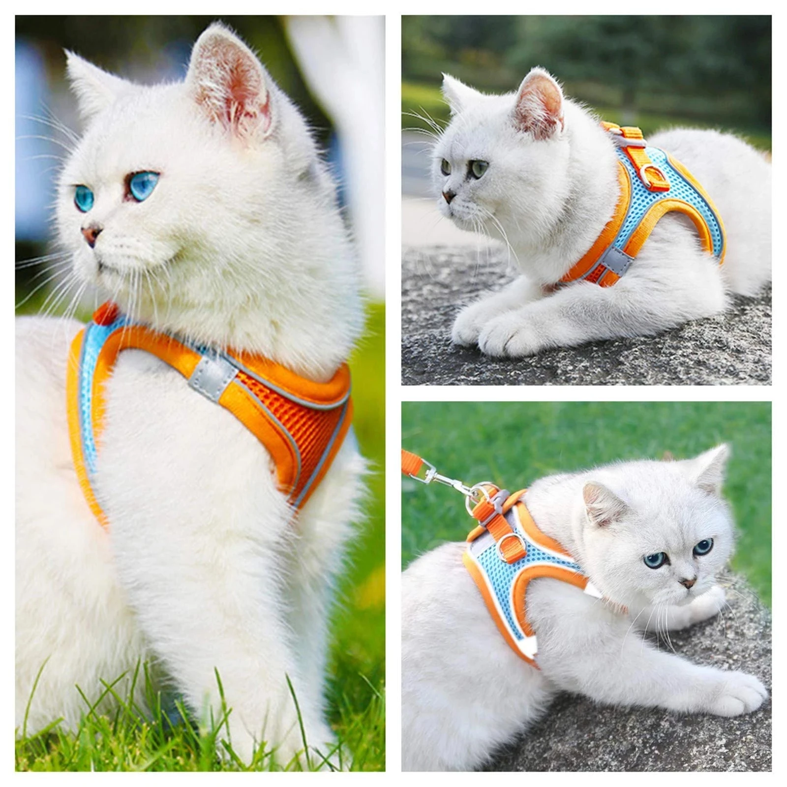 Cat Harness - Adjustable Pet Harness for Cats Small Dogs