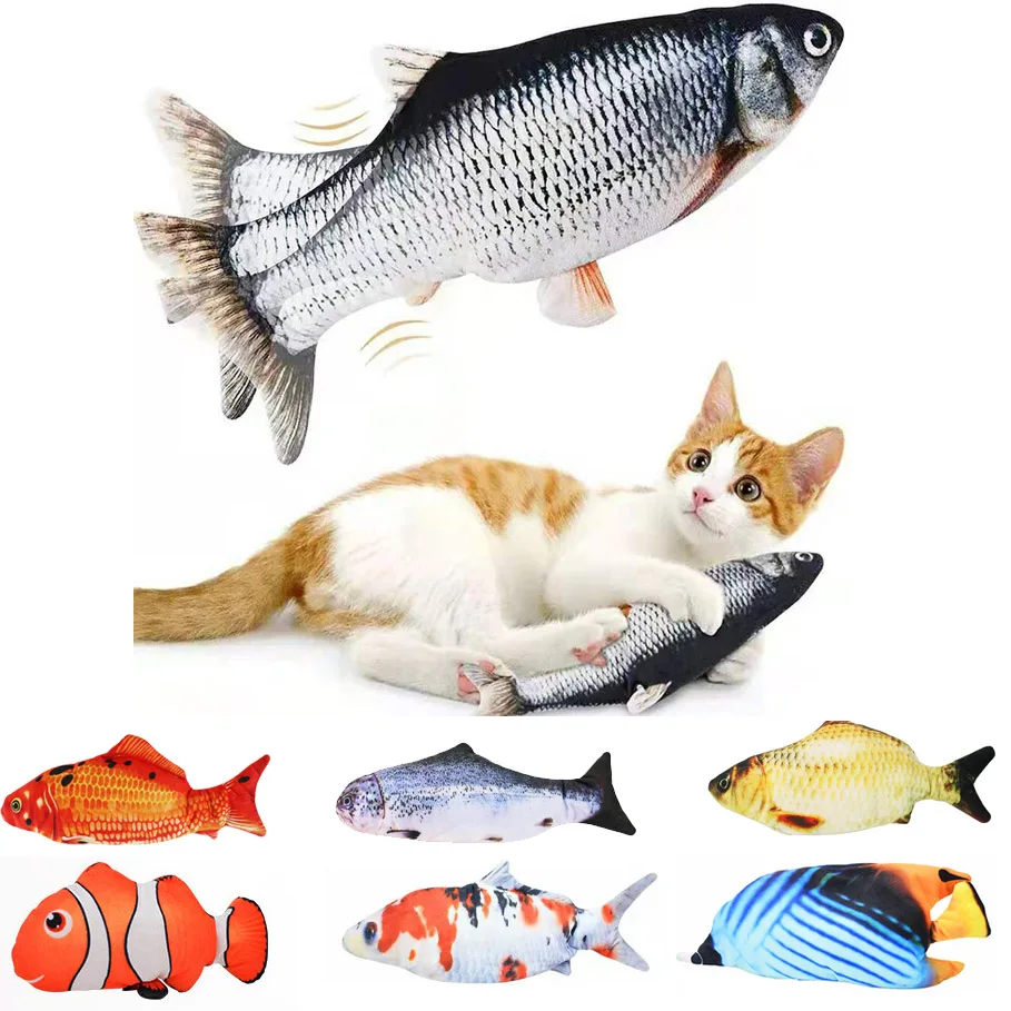 Interactive Toy Fish for Cats/Dogs - USB Charger