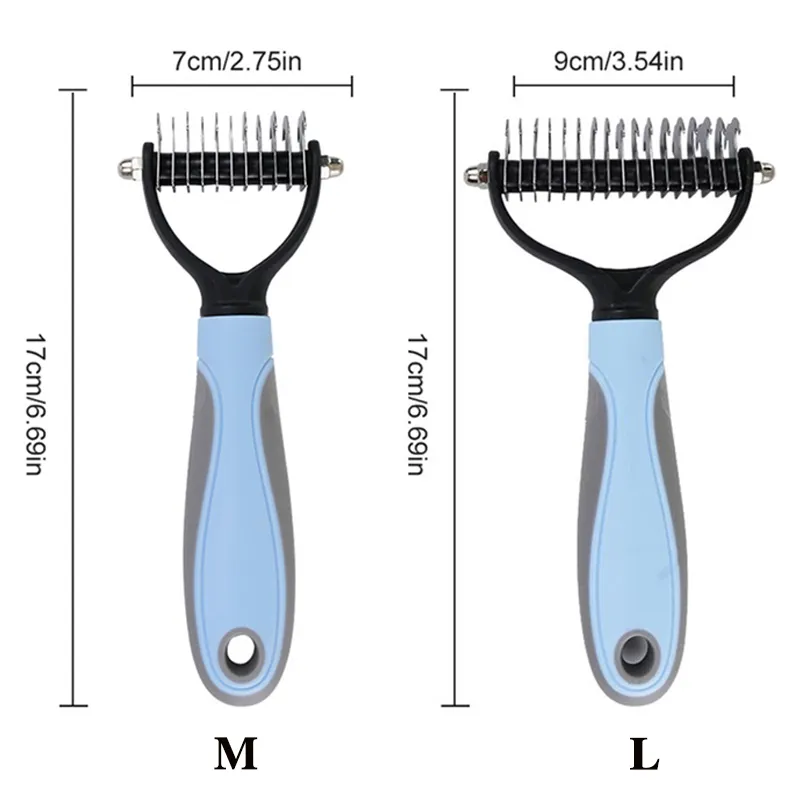 Pet Hair Removal Comb for Dogs and Cats