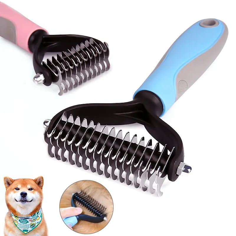 Pet Hair Removal Comb for Dogs and Cats