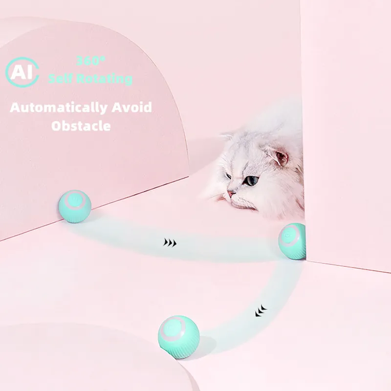 Electric Cat Ball Toys- Automatic Rolling Smart Cat Toys