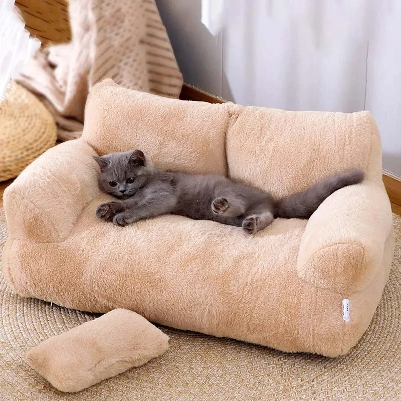 Luxury Cat Bed Sofa - Warm Cat Nest