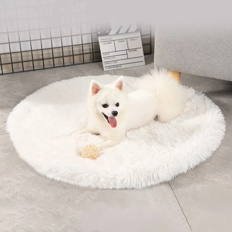 Plush Round Pet Bed/Mats for Cats