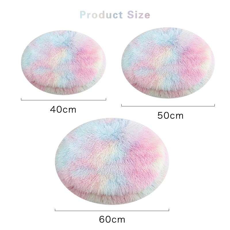 Plush Round Pet Bed/Mats for Cats