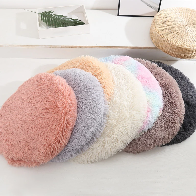 Plush Round Pet Bed/Mats for Cats