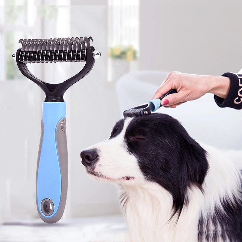 Pet Hair Removal Comb for Dogs and Cats